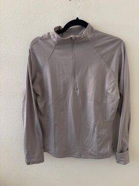 Layer 8 Dusty Lavender Half-Zip Performance Top
